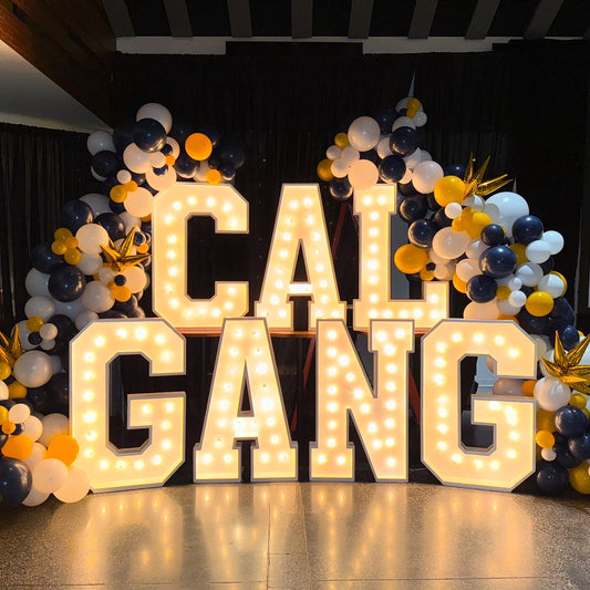 Lighted Marque Letters