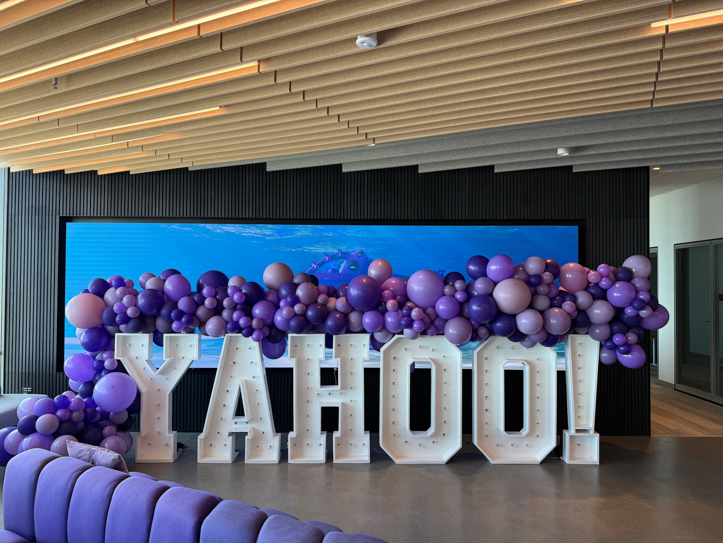 Lighted Marque Letters