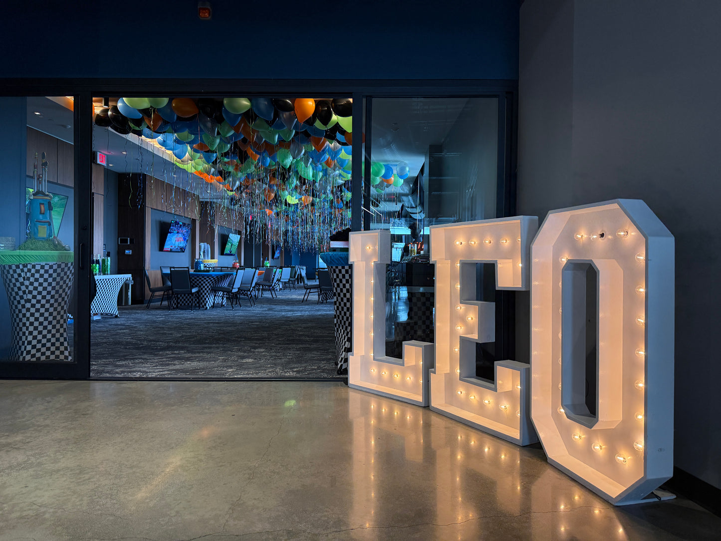 Lighted Marque Letters