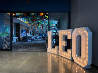 Lighted Marque Letters